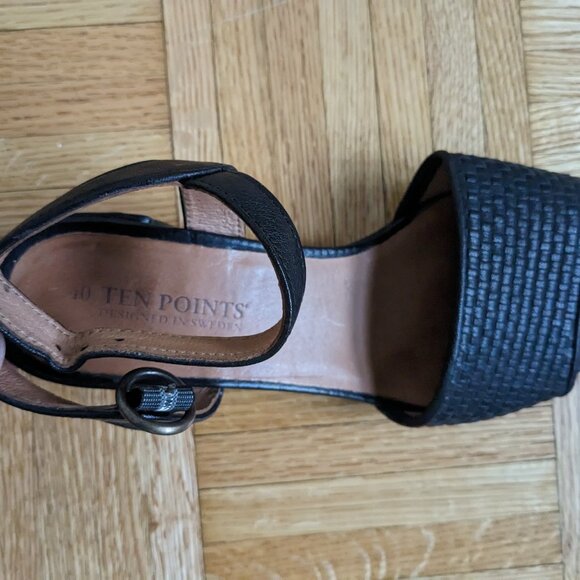 10 Points leather sandals, EU 40/US 9 - Picture 3 of 3